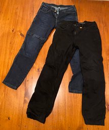 Two Pairs Of Mens Riding Jeans