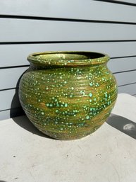 Large Glazed Outdoor Flower Pot