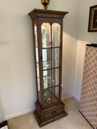 Vintage Curio Display Cabinet (contents Included)