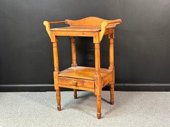 A Traditional Farmhouse Wash Stand In Pine