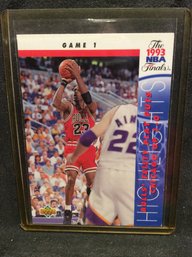 1993-94 Upper Deck Michael Jordan NBA Finals Game 1 Card - M