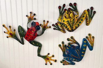 Home & Garden Metal Frog Wall Hanging's