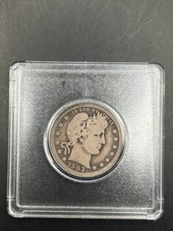 1903 Barber Silver Quarter