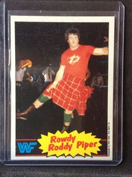 1985 Topps Rowdy Roddy Piper Rookie Card - K