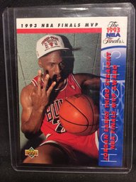 1993-94 Upper Deck Michael Jordan NBA Finals MVP Card - M