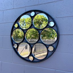 Unique Molded Plastic Circles Mirror