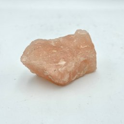 Vintage Solid Rose Quartz Block