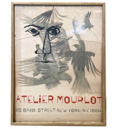 Vintage Atelier Mourlot Poster - Cracked Glass