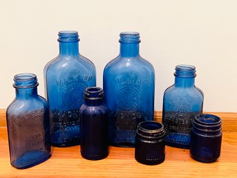 Collectible Milk Of Magnesia Bottles And Other Small Bottles