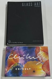 Set/2 Glass Art Books With Multiple Artist Signatures Including World Famous Glass Artist Dale Chihuly!