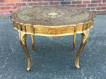 Fabulous Vintage Small Cocktail / Side Table By FLORENTIA - Hand Made In Italy - Very Pretty Table !