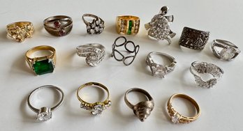 16 Rings, Mostly Vintage