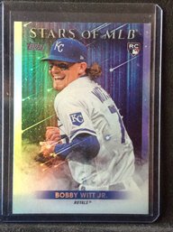 2022 Topps Stars Of The MLB Bobby Witt Jr. Rookie Insert Card - K