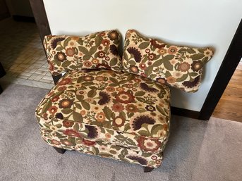Ottoman & Matching Pillows