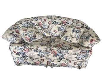 Vintage Floral Loveseat