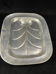 The Red Rooster Pewter Tray