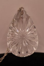 Waterford Crystal Pendant On Sterling Chain