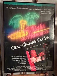 A Night In Havana - Dizzy Gillespie In Cuba 1988, Poster Signed By Dizzy