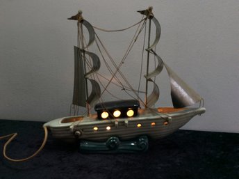 Metal Ship TV Light Fixture