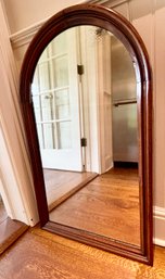 Vintage Wood Arch Wall Mirror