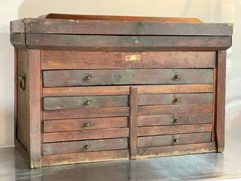 One Of A Kind! Antique Tabletop Chest/Cabinet