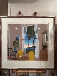 Thomas McKnight 'yellow Cradle' Signed And Numbered Serigraph AP16/35