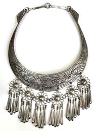 A Vintage Hmong Silver Necklace