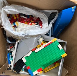 HUGE Box Of LEGO Pieces From Multiple Sets Including Rare Cargo Boat