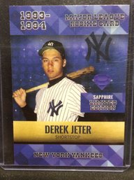 1993 Derek Jeter Limited Edition Sapphire Phenoms Rookie Card - M