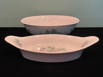 Pfaltzgraff Grapevine China Serving Bowls