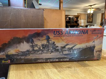 USS Arizona Plastic Kit By Revell -  Still Sealed Unopened