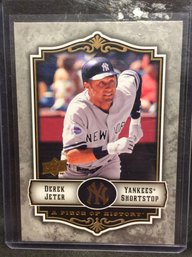 2009 Upper Deck A Piece Of History Derek Jeter - M