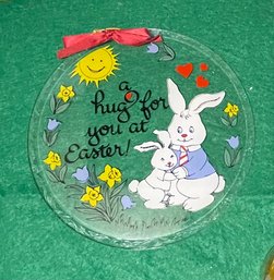 1980s Lucite Easter Window Ornament