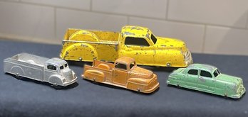 Lot Of Four Die Cast Tootsie Toy Vehicles