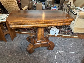 EMPIRE MAHOGANY CARD TABLE