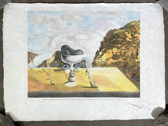 An Original Signed Etching, 'Invisible Afghan With The Apparition' By Salvador Dali, (1904-1989) 172 Of 225