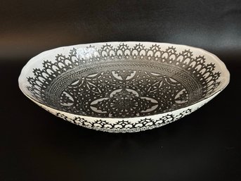 A Decorative Bowl Made In Turkey By Artistic Accents