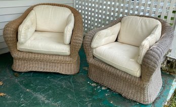 Two Wicker Chairs