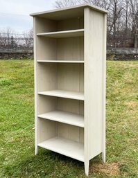 A Modern Pickled Oak Bookshelf