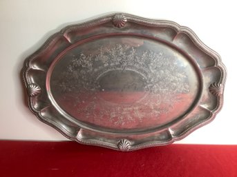 Silver Plated 17 Inch Platter