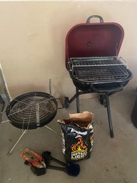 2 Portable Charcoal Grills Rarely Used