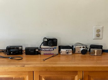 Lot Of 6 Old Cameras