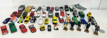 Large Lot Of Matchbox Cards And Figurines