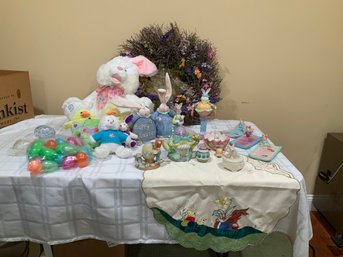 Large Lot Of Spring And Easter Themed Items