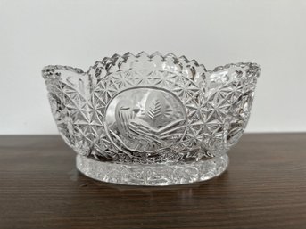 Vintage Period Cut Glass Bowl