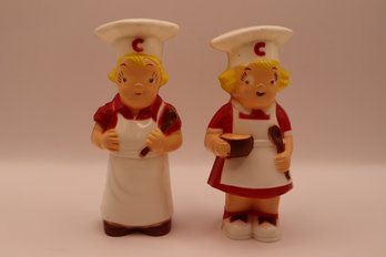 Campbell Soup Plastic Salt And Pepper Shakers