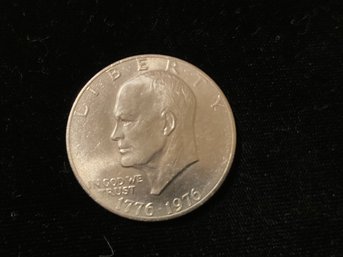 1776-1976 Bi-centenial Eisenhower Silver Dollar