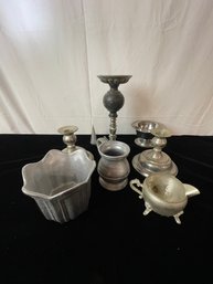 Set Of Metal Tableware