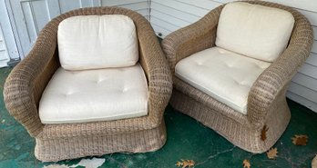 Two Wicker Chairs