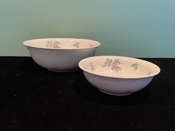 Pfaltzgraff Grapevine China Serving Bowls